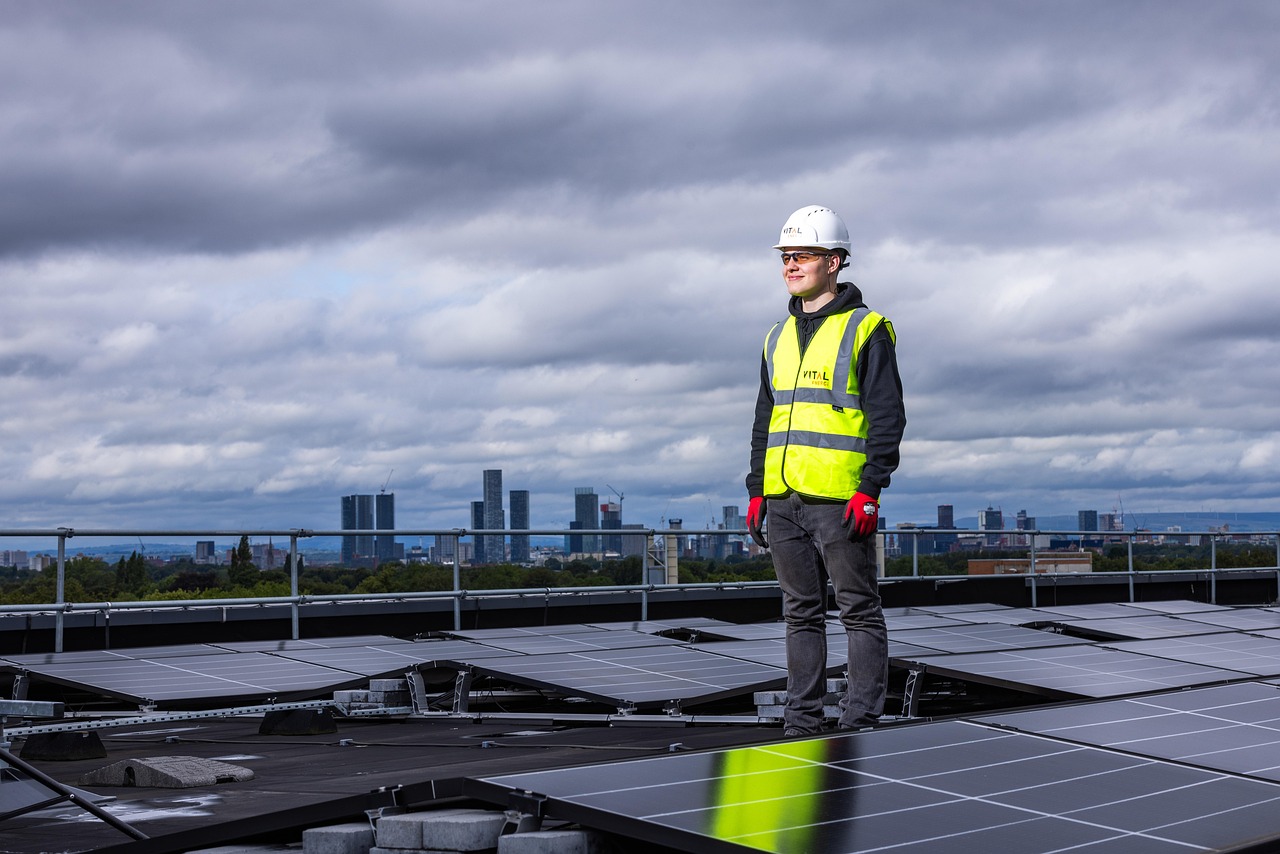 Erneuerbare Energiequelle mit Windkraft